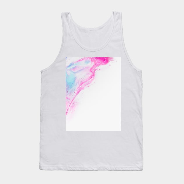 Pink Abstract Art Tank Top by NewburyBoutique